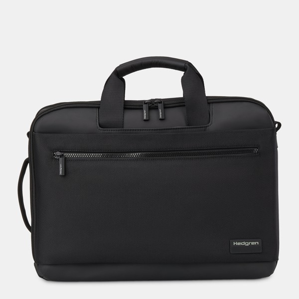 DISPLAY | Rucsac tip servietă cu 3 compartimente 15,6" + RFID - Hedgren - Black