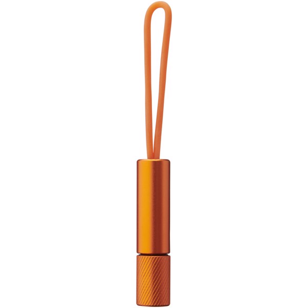 Obesek za ključe z LED lučko in odsevnim trakom Merga - Orange