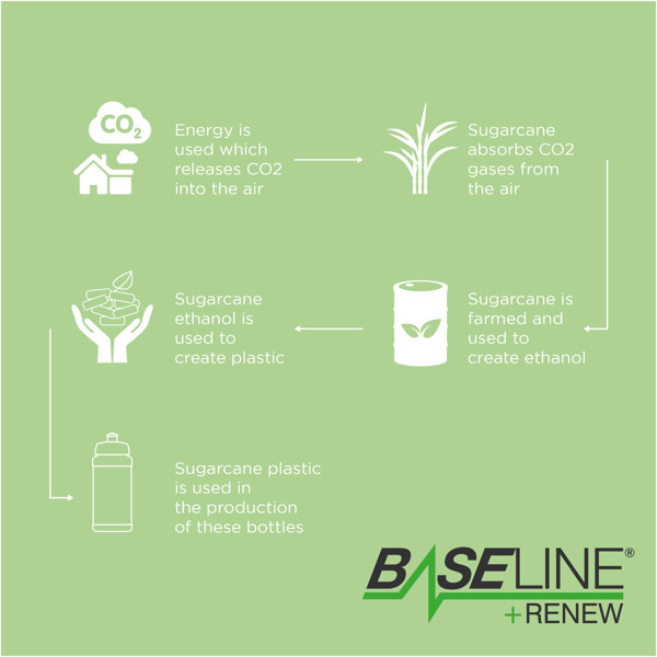 Borraccia sportiva da 500 ml Baseline® Plus Renew - Blu