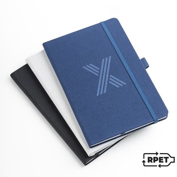 Bloco A5 Em Rpet Com Suporte Para Esferográfica - Branco