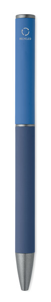 Stylo bille twist en alu recyclé Fillan - Bleu