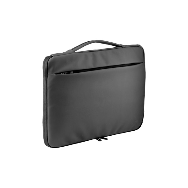 Briefcase (17") In Soft Pu Water Resistant - Black