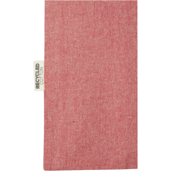 Sac shopping Pheebs tendance en coton recyclé de 150 g/m² - Rouge