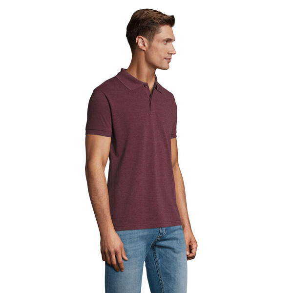 PERFECT MEN Polo homen 180g - Bordô 2 Tons3XL