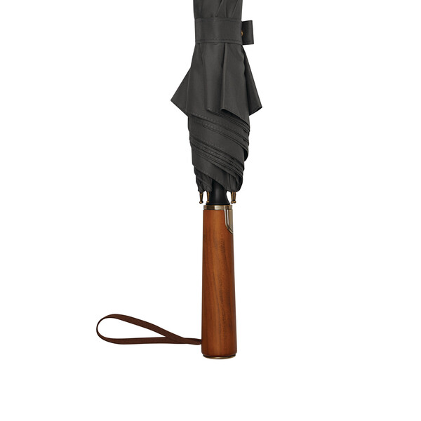 Automatic Stick Umbrella Polka - Grey