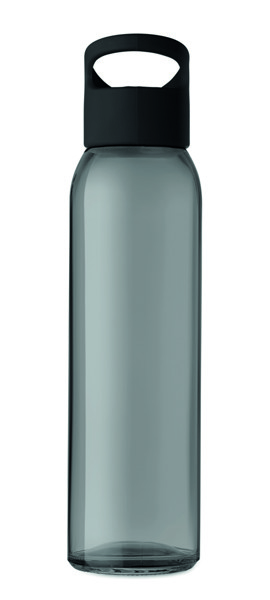 Garrafa de vidro 470ml Praga - Preto