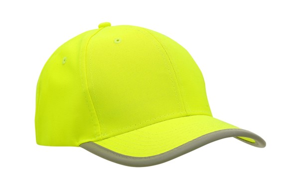 3026 - baseball cap - green (hi-vis)