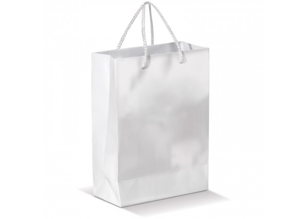 Paper bag large - White