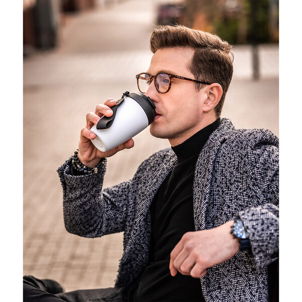 380 ml Viko thermal mug - White