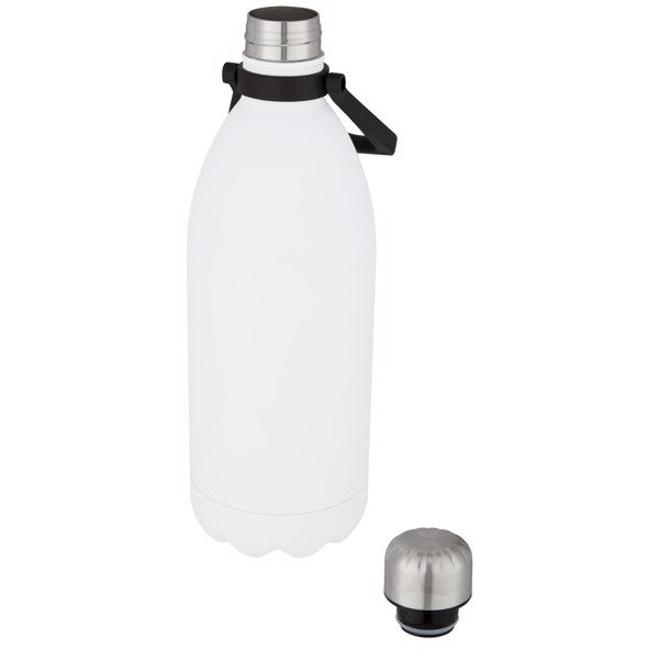 Garrafa de 1,5 L isolada a vácuo de aço inoxidável "Cove" - Branco