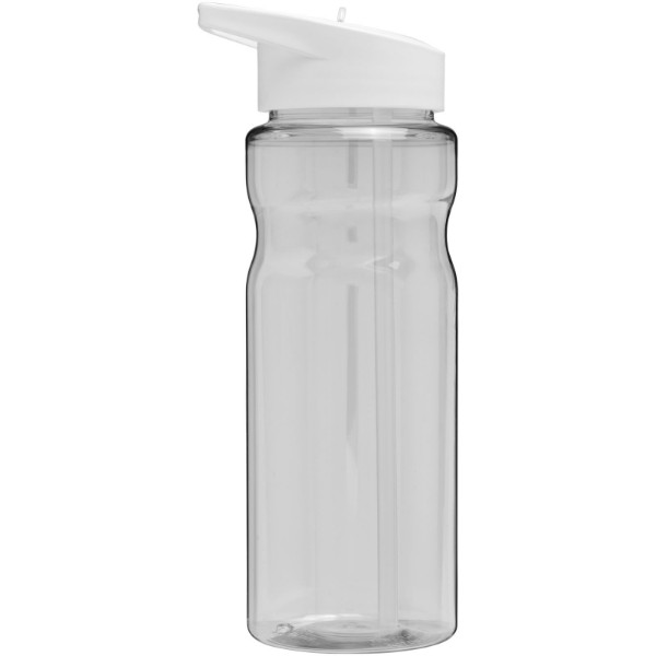 H2O Active® Base 650 ml spout lid sport bottle - Transparent / White