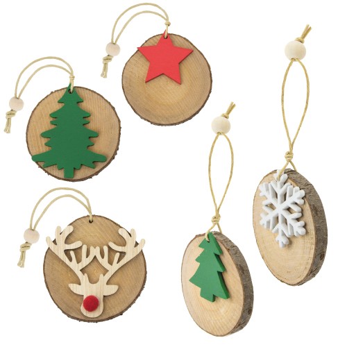 ADORNOS MADERA (PACK 5 PCS)