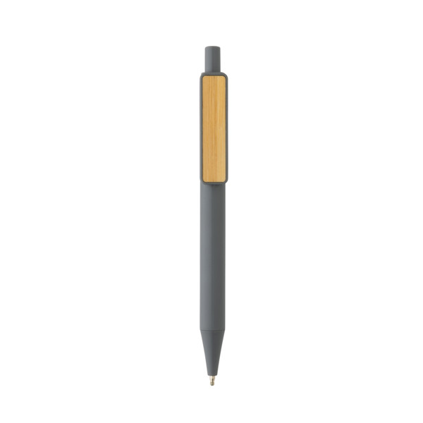 GRS RABS pen with bamboo clip - Grey