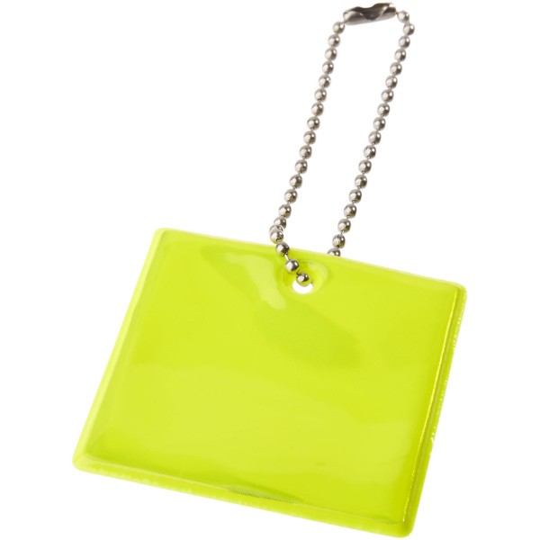 Suporte refletor em forma de quadrado - Amarelo neón