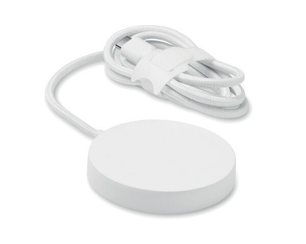 Magnetic wireless charger 25W Cicless - White