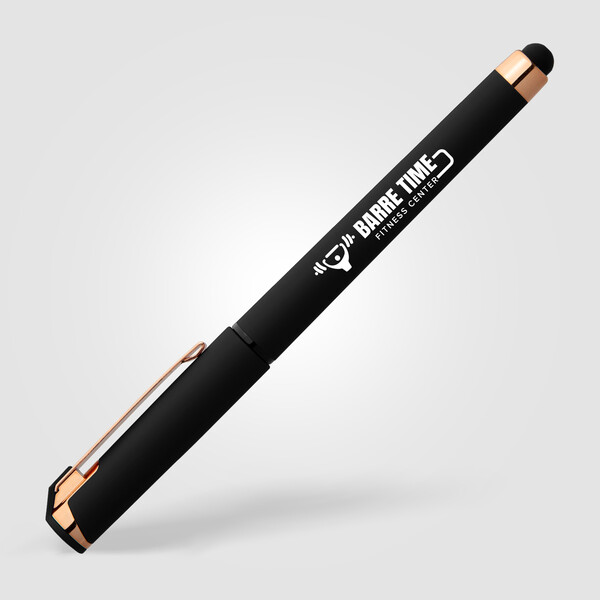 Islander Gel Softy Rose Gold avec stylet - Noir / Jet d’encre 4 couleurs