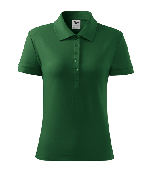 Polokošile Dámská Malfini® Cotton Heavy - Lahvově Zelená / L