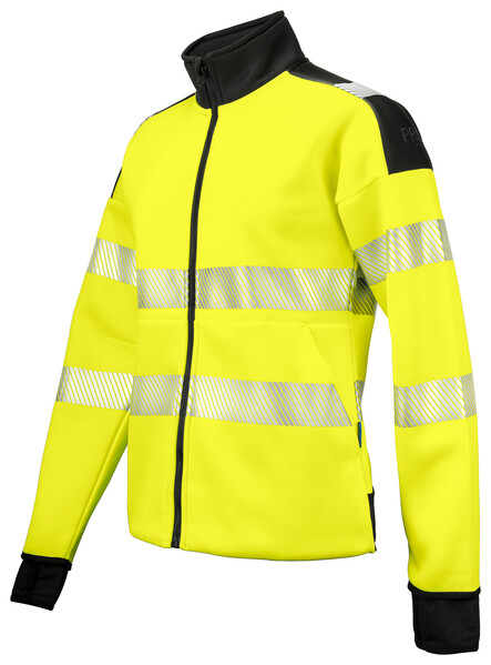 6111 Sweatshirt full zip W Yellow/Black L