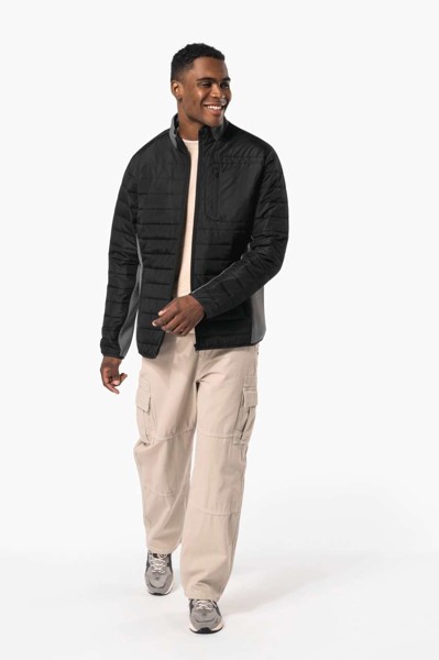 Men's Bi-Material Padded Jacket - M