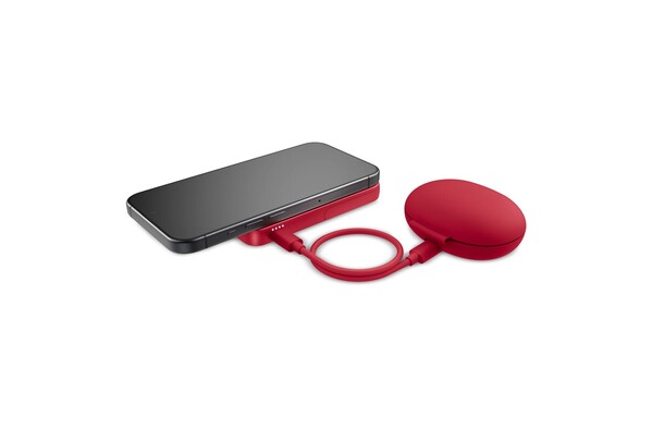 2PBM5000| Fresh 'n Rebel Compatible with MagSafe MagSafe Powerbank Wireless 5000mAh - Rouge