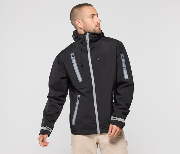 Veste technique Softshell - BLACK / GREY / 3XL
