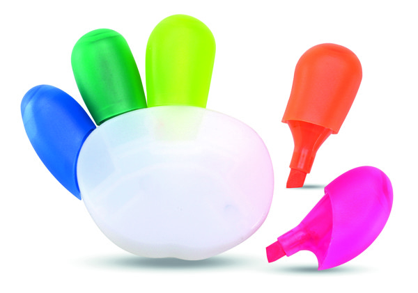 Surligneur 5 couleurs Colore