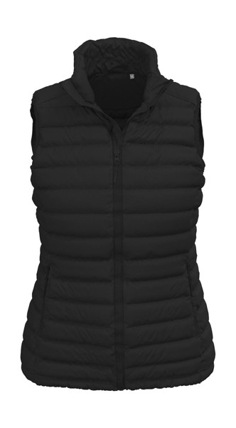 Lux Padded Vest Women - Black Opal / M