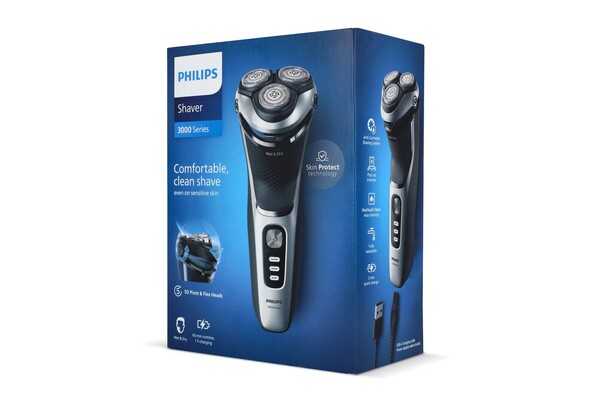 S3341|Philips wet and dry electric shaver - Black