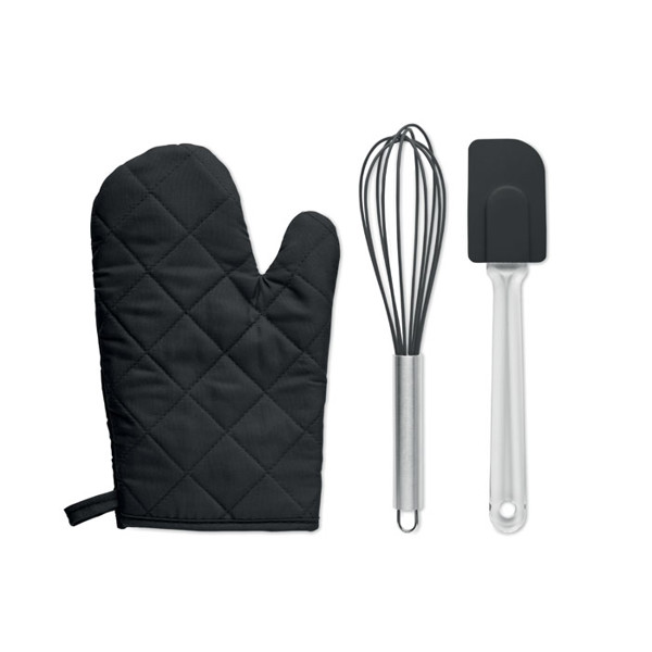 Baking utensils set Dateki - Black