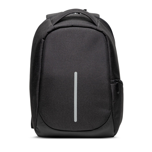 Mochila Para Portátil 15,6" Em Nylon - Preto