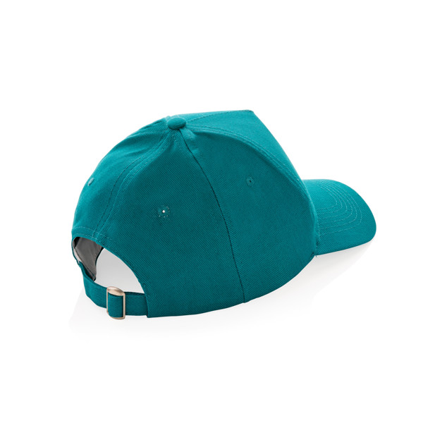 5 dielna šiltovka Impact z 280g recyklovanej bavlny AWARE™ - Verdigris