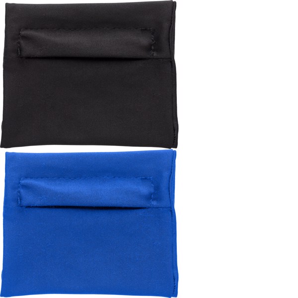 Polyester (200 gr/m²) wrist wallet - Black