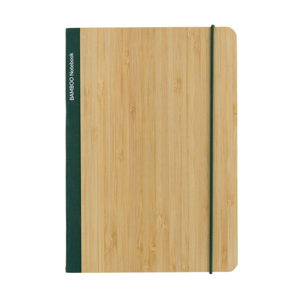 Carnet de notes A5 en bambou Scribe - Vert