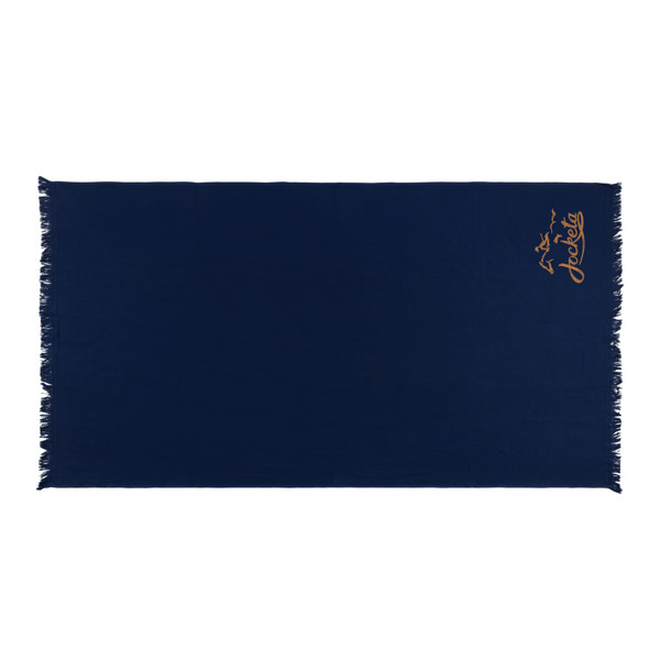Serviette hammam Ukiyo Keiko AWARE™ Made in Europe 100x180cm - Bleu Marine