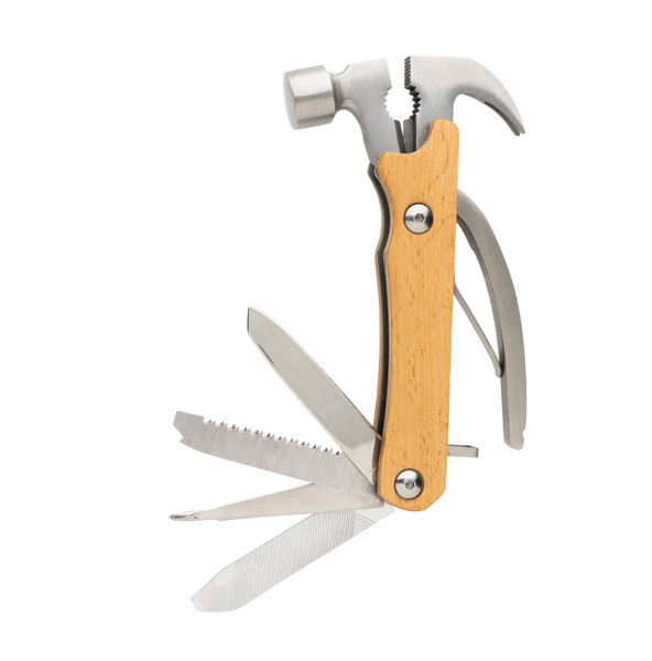 Xd Collection multi-tool hammer, 10 functions, FSC wood