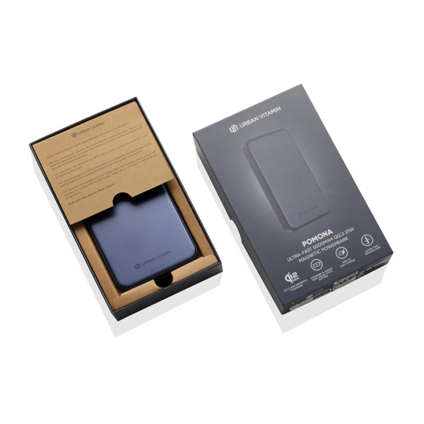 Powerbank 5000mAh Qi2.2 25W Urban Vitamin Pomona - Bleu