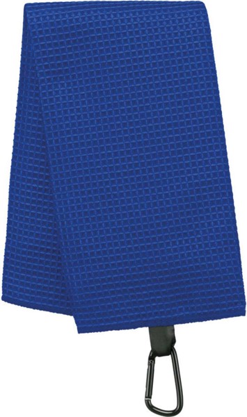 Waffle Golf Towel - Light Royal Blue