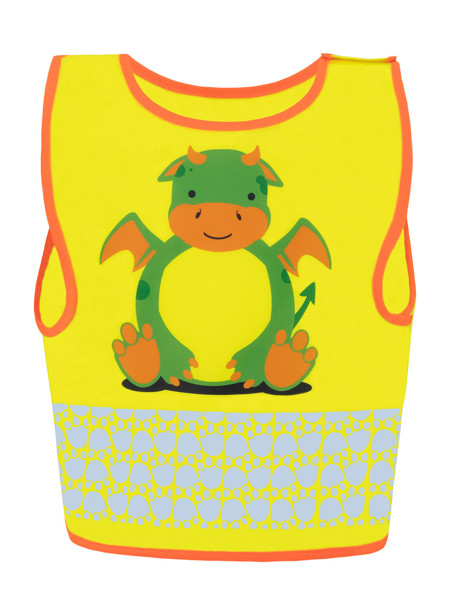 Children's Safety Vest Funtastic Wildlife - Yellow / XXS