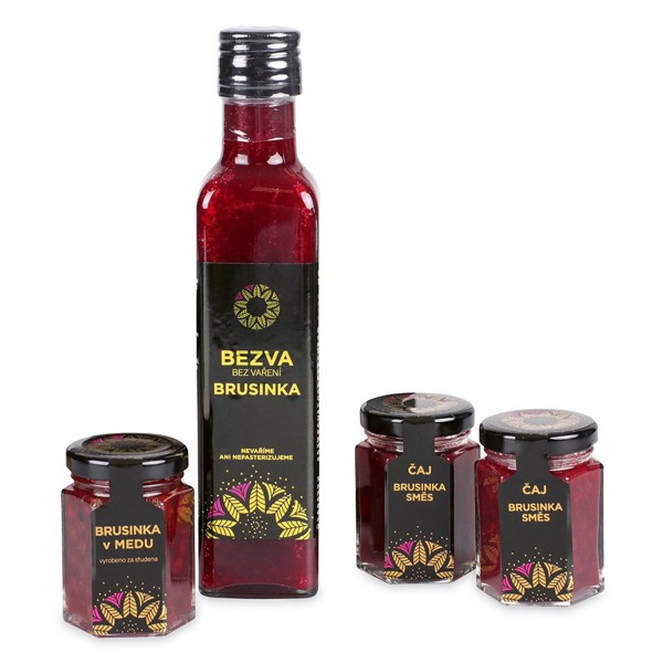 CRANBERRY GIFT. Brusinkový set