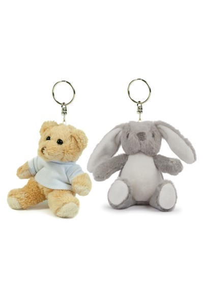 Binx Bear Magnet & Keyring - Grey