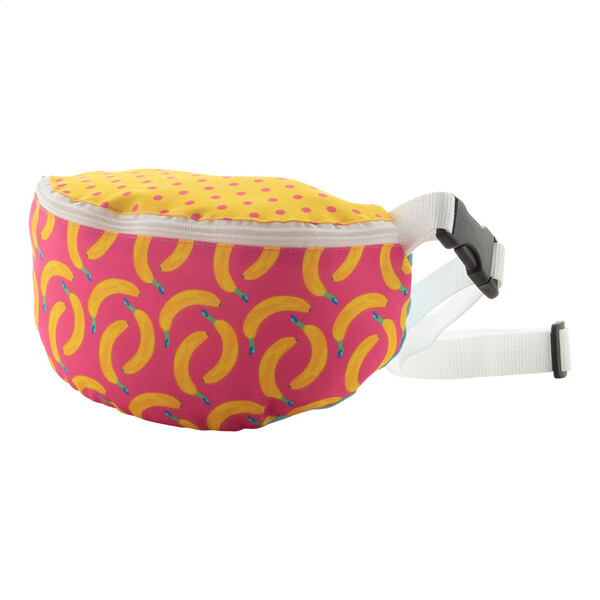 Sac banane RPET personnalisé CreaWaist A - Blanc