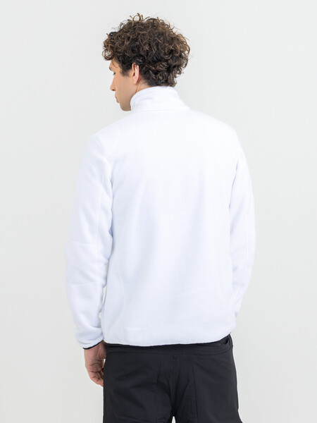 Printer Speedway fleece jacket white XXL