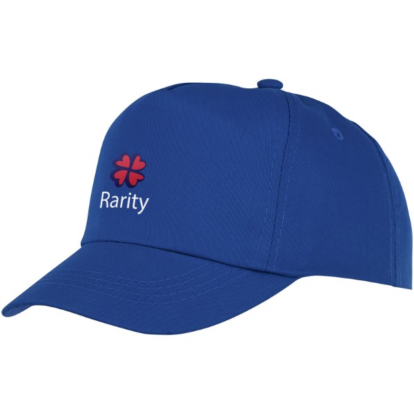 Boné de criança de 5 painéis de 175 g/m² Feniks - Azul