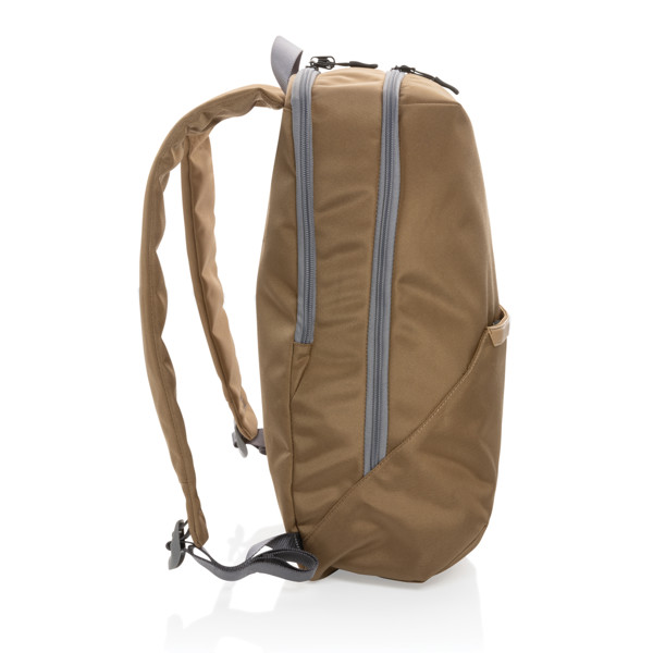 Impact AWARE™ 1200D 15.6'' modern laptop backpack - Khaki / Grey