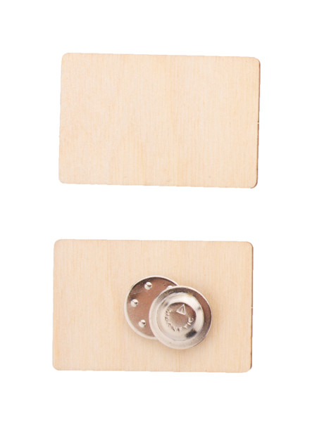 Custom Magnetic Badge WooBadge - Natural
