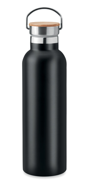 Dvojstenná fľaša 750ml Helsinki Med - Čierna