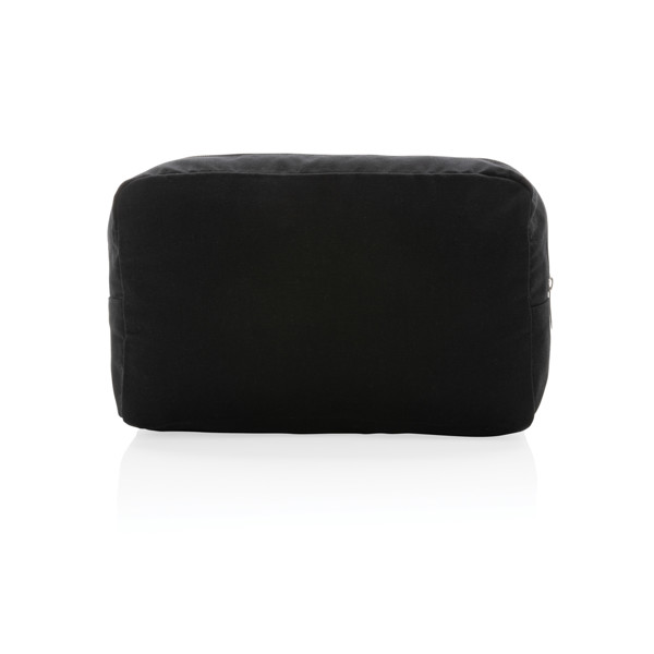 Impact Aware™ 285 gsm rcanvas toiletry bag undyed - Black