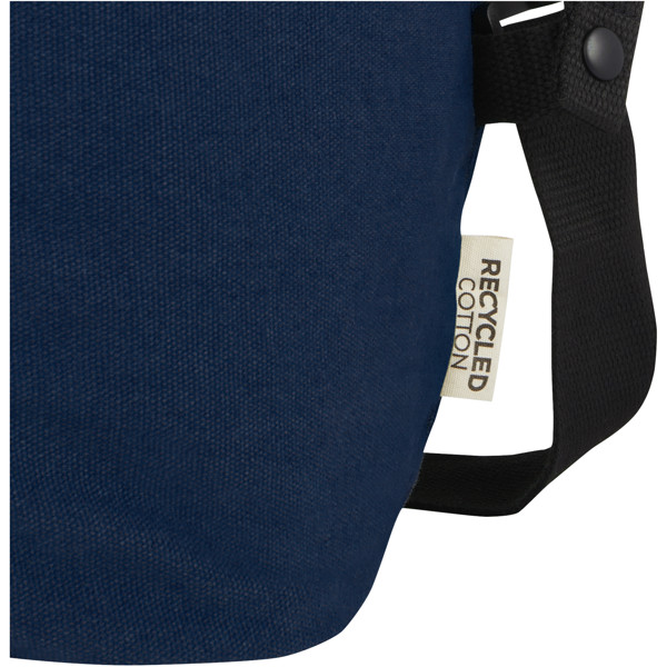 Sac de sport Joey de 25 L en toile recyclée GRS - Marine