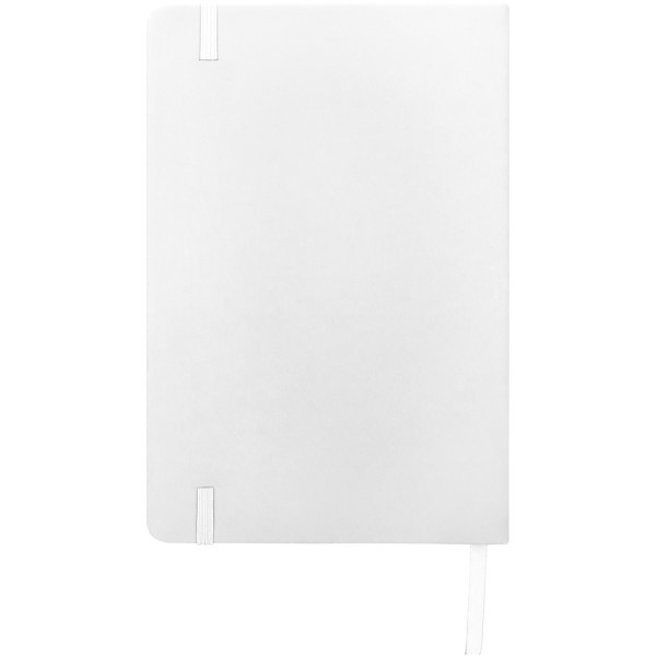 Carnet de notes A5 Spectrum à couverture rigide - Blanc