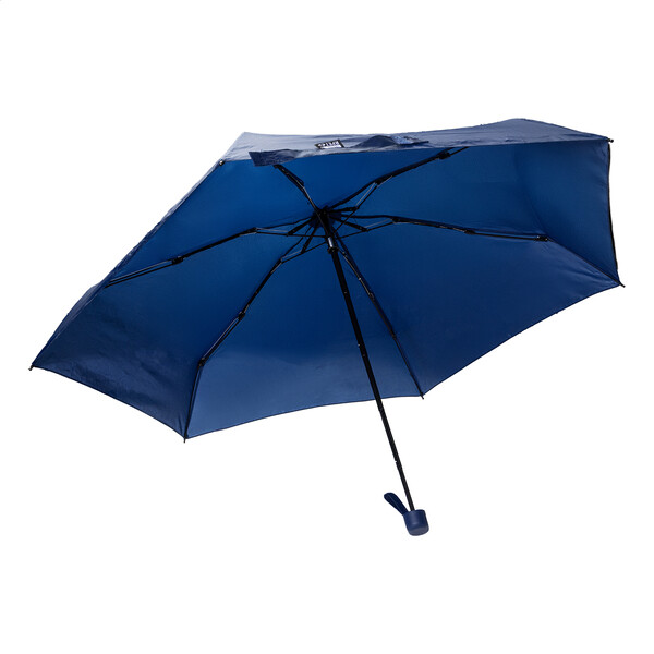 Mini parapluie en RPET Fractus - Bleu Foncé